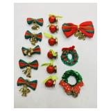 Christmas Bell Button covers-2 different sets, han