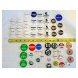 50+ Oklahoma Political Campaign Buttons 70s 80s 90