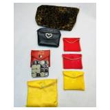 Slide Puzzle, Leopard zipper pouch, leather Bright