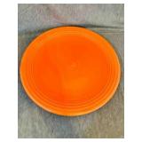 Fiesta Orange Red 12" Chop Plate Platter unmarked