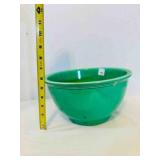 Fiesta Green Large Mixing Bowl 10.5" large crack