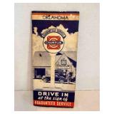 Champlin Oil Oklahoma Map-no date, look at car on