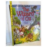 Giant Story Coloring Book Wizard Of Oz 1980  21x17