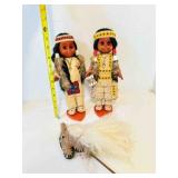 Winnebago Princess & Chief Souvenir Dolls