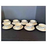 8 Cups & Saucers, Radisson WS George
