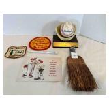 Baseball Glove Trophy, Umpires Broom, patches,