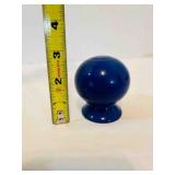 Fiesta Ball Salt Pepper Shaker in cobalt Blue