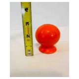 Fiesta Ball Salt Pepper Shaker in Orange