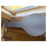 5-string resonator banjo and case; Bedroom #2