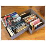 2 BOXES ASSORTED BOOK