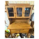 Vintage Oak Hutch