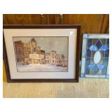 Ponca City, OK downtown print/frame,