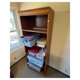 WOODEN SHELF CABINET