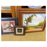 3 WALL PICTURES/PAINTINGS