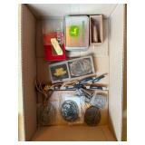 Box of belt buckles(2-Hesston),