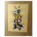 Native American print by Blue Fagie; 17" x 22" ;