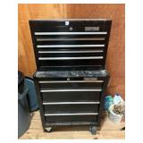 CRAFTSMAN 9 DRAWER TOOL BOX AND CONTENTS OF TOOLS
