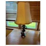 Vintage Art Nouveau  28" table lamp "Semeuse"