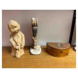 Hand-carved Banded Onyx Horse-head Bookends