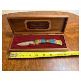 Custom made Buck knife by Navajo artist Dave