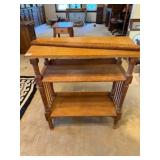 Vintage table 28" x 11" x 31" tall,