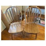 2 WOODEN CHAIRS