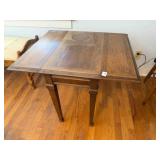small drop leaf table;