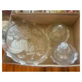 Glass Cake Plate, Candy Dishes