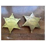 2-U.S. Marshal badges; Bedroom #2
