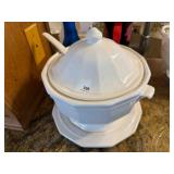 10" Ceramic Serving Pedestal Bowl