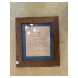 1934 original letter from farmer Frank Caldwell