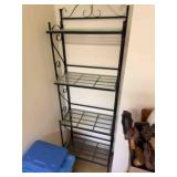 METAL WALL SHELF- GLASS SHELVES