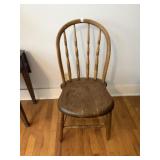 Vintage wood chair; Bedroom #1