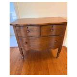 Vintage oak wash stand; 20" deep, 34" wide, 29" ta