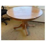 WOODEN ROUND TABLE-