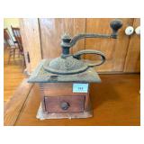Antique cast-iron coffee grinder (coffee mill)