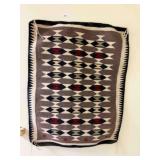 NATIVE AMERICAN STYLE RUG- 23"X30"