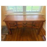 Rustic Oak Side Table