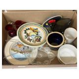 ASSORTED CUPS, MUGS, PLATES
