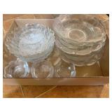 15pc - Clear Glass Bowls