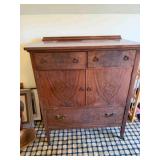 Bedroom chest; 38" w x 21" D x 44" tall on rollers