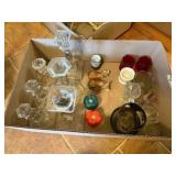 Glass Candle Holder - Salt/Pepper Shaker -