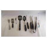 Assortment Of Kitchen Utensils - 2 Metal Cooking