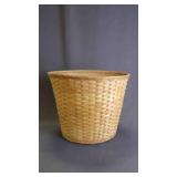12ï¿½" Woven Bamboo Wastebasket - UNBRANDED