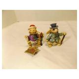 2 Mini Stone Resin Figurines From Heartwood