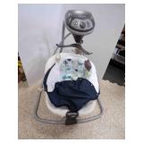 Graco Simple Sway Baby Swing Powers ON
