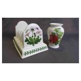 2 Distinctive Portmeirion Pottery Ceramic Pieces