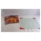 Clear Textured Tampered Glass Cutting Board With