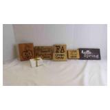 7 Rustic Wood Printing Blocks & Home Dï¿½cor