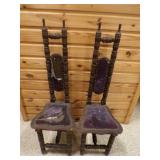 2 Antique Spanish Jacobean Style or Spanish